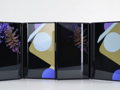 Samsung Galaxy Z Fold 8 Wide open, showing the wider 4:3 inner display