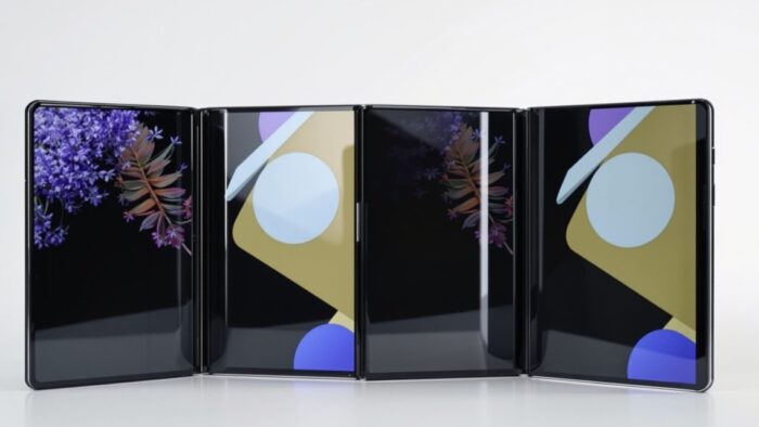 Samsung Galaxy Z Fold 8 Wide open, showing the wider 4:3 inner display